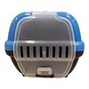Imagen de Caja transportadora de mascotas Nº1 con asa, de plástico, AZUL, FURACAO