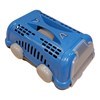 Imagen de Caja transportadora de mascotas Nº1 con asa, de plástico, AZUL, FURACAO