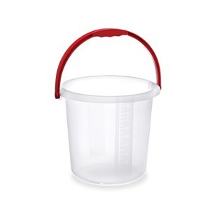 Imagen de Balde de plástico 10L transparente
