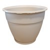 Imagen de Maceta de plástico con plato anti dengue 1,5L, BEIGE