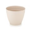 Imagen de Maceta de plástico con plato anti dengue 7,3L, BEIGE