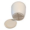 Imagen de Maceta de plástico con plato anti dengue 7,3L, BEIGE