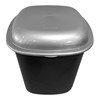 Imagen de Papelera de plástico 4,5L, NEGRO