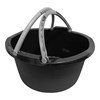 Imagen de Palangana de plástico con 2 asas 14L, NEGRO