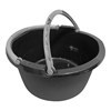 Imagen de Palangana de plástico con 2 asas 14L, NEGRO