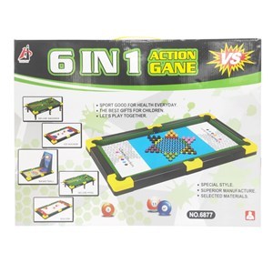 Imagen de Juego de mesa, 6en1, en caja