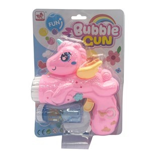 Imagen de Pompero burbujero pistola unicornio, en blister varios colores