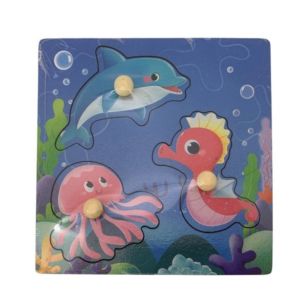 Imagen de Encastre de madera, 3 piezas, en bolsa, varios diseños