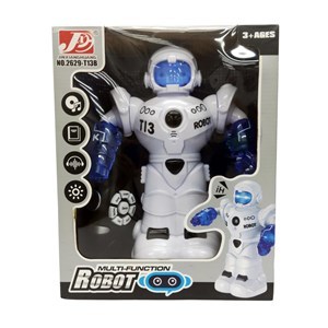 Imagen de Robot con control remoto con luz y sonido, 3+2AA en caja