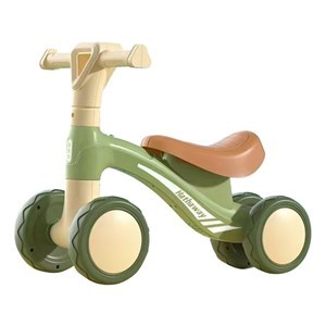 Imagen de Bicicleta sin pedales, de plástico 4 ruedas, varios colores, en caja