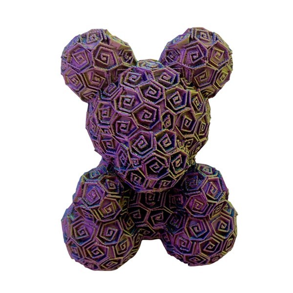 Imagen de Amanansaloco de plástico, oso, varios colores