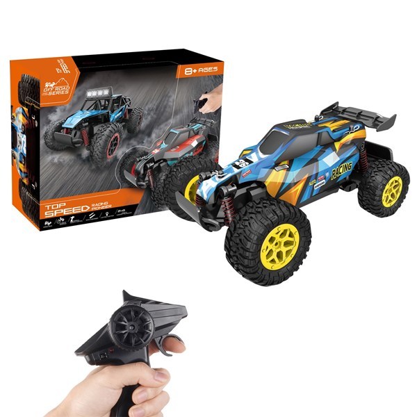 Imagen de Auto a control remoto, arenero con luz, recargable 2AA en caja