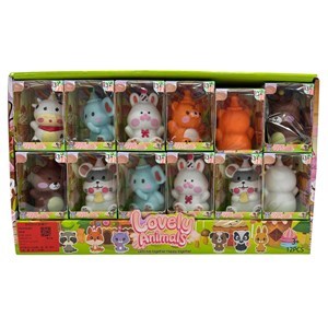 Imagen de Animales de goma CAJA x12