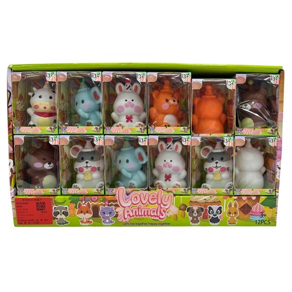 Imagen de Animales de goma CAJA x12