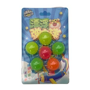 Imagen de Pelota maciza saltarina x6, lisa en blister