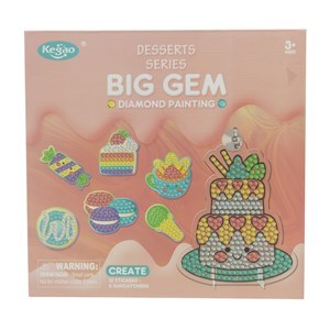 Imagen de Cuentas diamantes de acrílico para colorear figuras y stickers, en caja