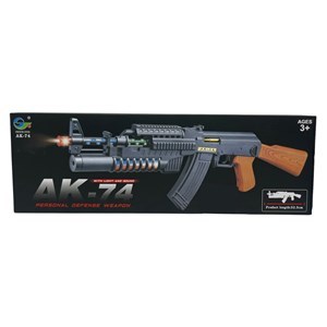 Imagen de Ametralladora con luz y sonido, 3AA en caja