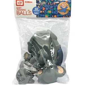 Imagen de Animales de goma x4, varios diseños, en bolsa