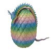 Imagen de Amanansaloco de plástico, articulado, huevo con dragón chino, varios colores