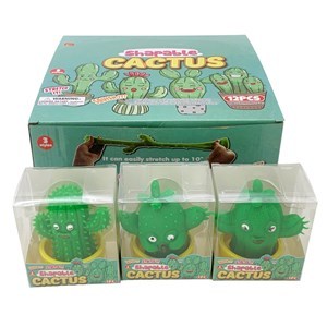 Imagen de Amansaloco de goma, cactus, en caja de PVC, CAJAx12