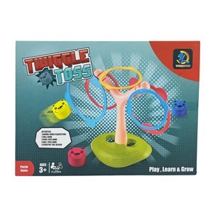 Imagen de Juego de mesa, aros para embocar, juego de balance equilibrio y puntería, en caja