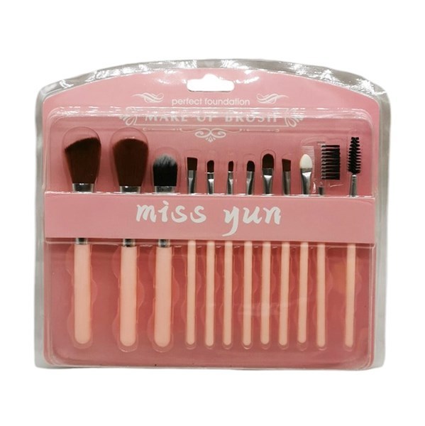 Imagen de Pincel de maquillaje x12, en blister varios colores