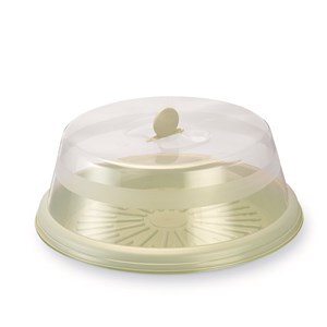 Imagen de Cubre torta campana y bandeja de plástico, varios colores