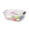 Imagen de Caja organizadora de plástico con tapa 10L, transparente