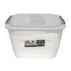 Imagen de Caja organizadora de plástico con tapa 12L, transparente