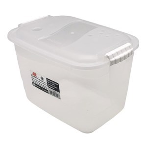 Imagen de Caja organizadora de plástico con tapa 3.7L, transparente