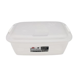 Imagen de Caja organizadora de plástico con tapa 3L, transparente