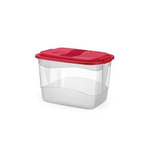 Imagen de Caja organizadora de plástico con tapa 3.7L, varios colores