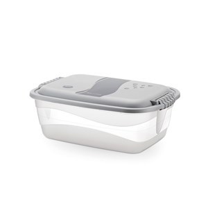 Imagen de Caja organizadora de plástico con tapa 6L, varios colores