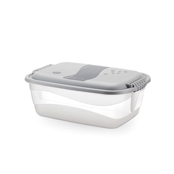 Imagen de Caja organizadora de plástico con tapa 6L, varios colores