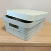 Imagen de Caja organizadora de plástico con tapa calada 11L, VERDE