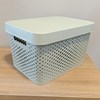 Imagen de Caja organizadora de plástico con tapa calada 17L, VERDE