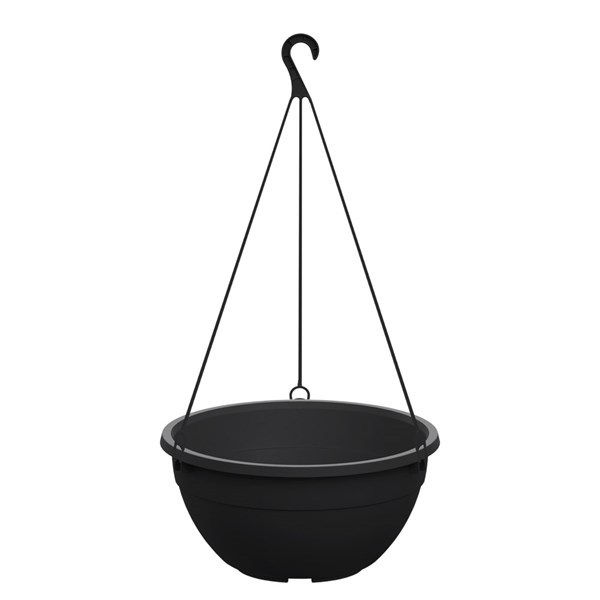 Imagen de Maceta de plástico colgante 4,4L, NEGRO