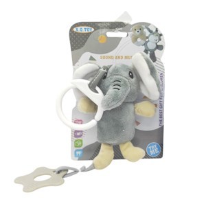 Imagen de Sonajero peluche, con mordillo en cartón, varios colores