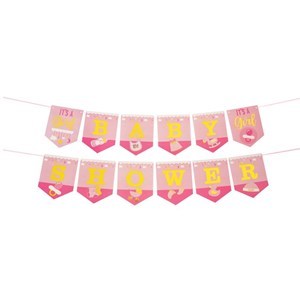 Imagen de Cartel Baby shower, varios colores, en bolsa