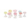Imagen de Separador de dedos de silicona, para pedicuría x8, varios diseños, en bolsa