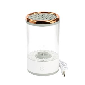 Imagen de Limpiador secador de brochas de maquillaje, USB, en caja