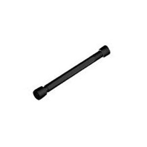 Imagen de Barrote extensible de acero para cortina de baño, 90 a 140cm, NEGRO