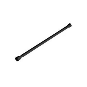 Imagen de Barrote extensible de acero para cortina, 140 a 210cm, NEGRO