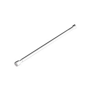 Imagen de Barrote extensible de acero para cortina de baño, 140 a 210cm, BLANCO
