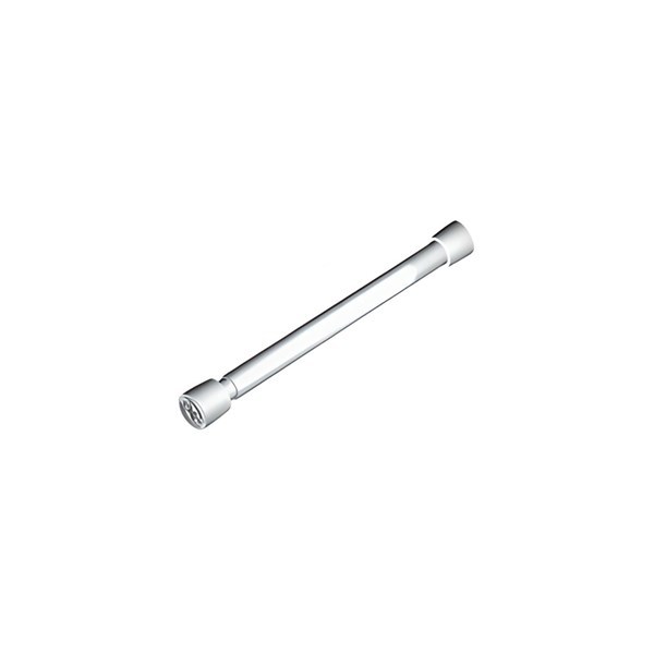 Imagen de Barrote extensible de acero para cortina de baño, 90 a 140cm, BLANCO
