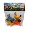 Imagen de Animales de granja x4, con accesorios en bolsa