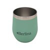 Imagen de Mate con tapa 220ml Berlina VERDE, doble pared de acero inoxidable, en caja