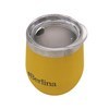 Imagen de Mate con tapa 220ml Berlina MOSTAZA, doble pared de acero inoxidable, en caja