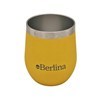 Imagen de Mate con tapa 220ml Berlina MOSTAZA, doble pared de acero inoxidable, en caja