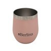 Imagen de Mate con tapa 220ml Berlina ROSADO, doble pared de acero inoxidable, en caja